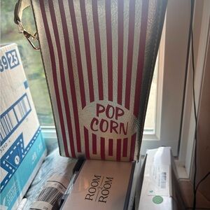 Red and White Popcorn Bag
